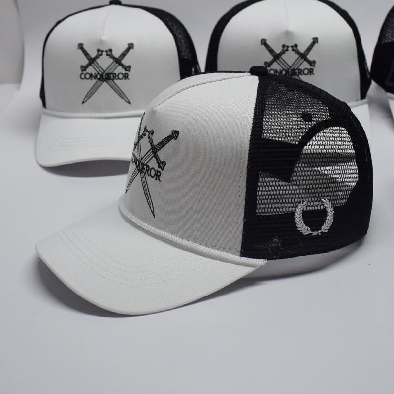 Conqueror Trucker - White & Black Edition