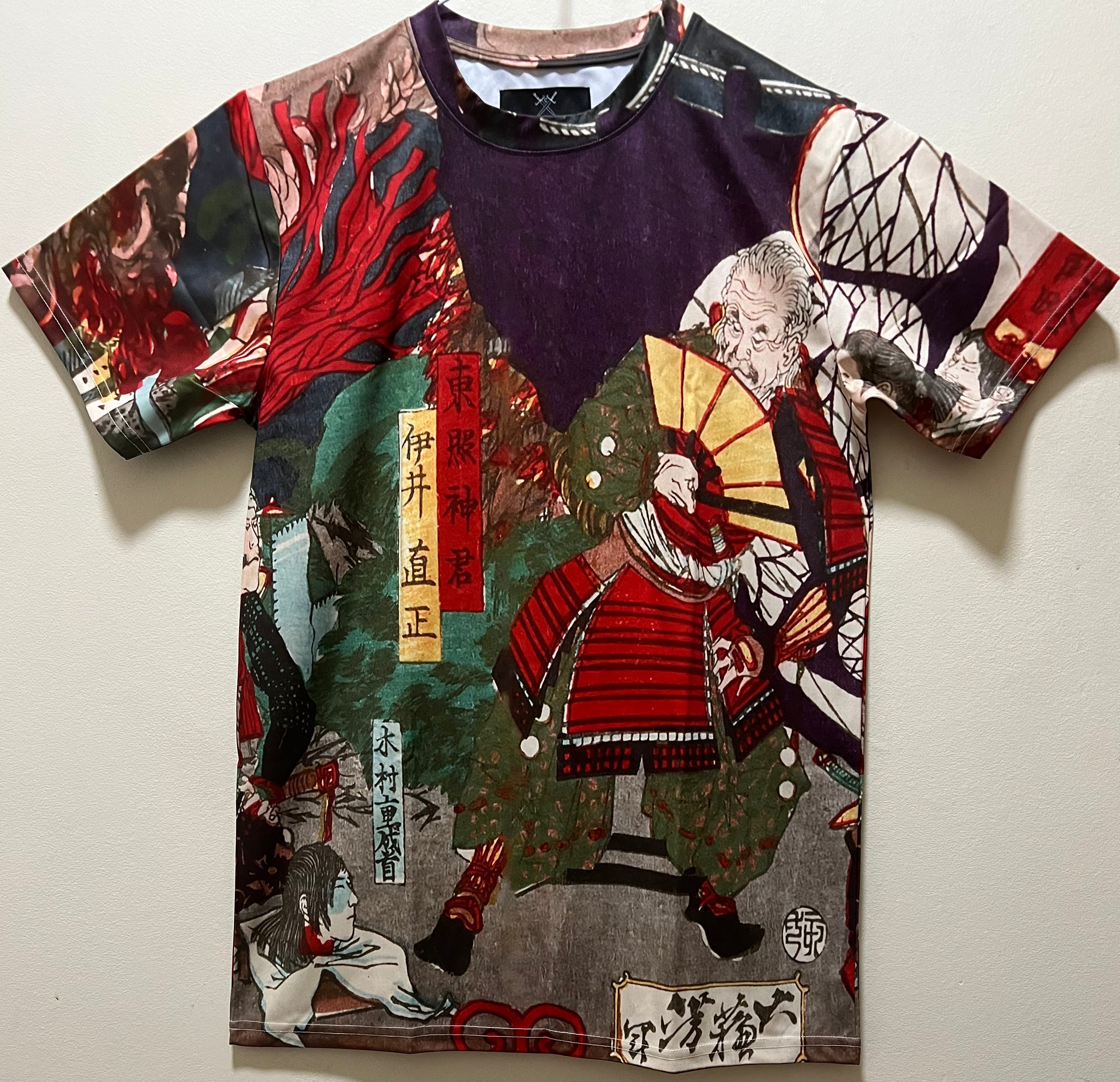 T-Shirt mit Allover-Print „Tokugawa“
