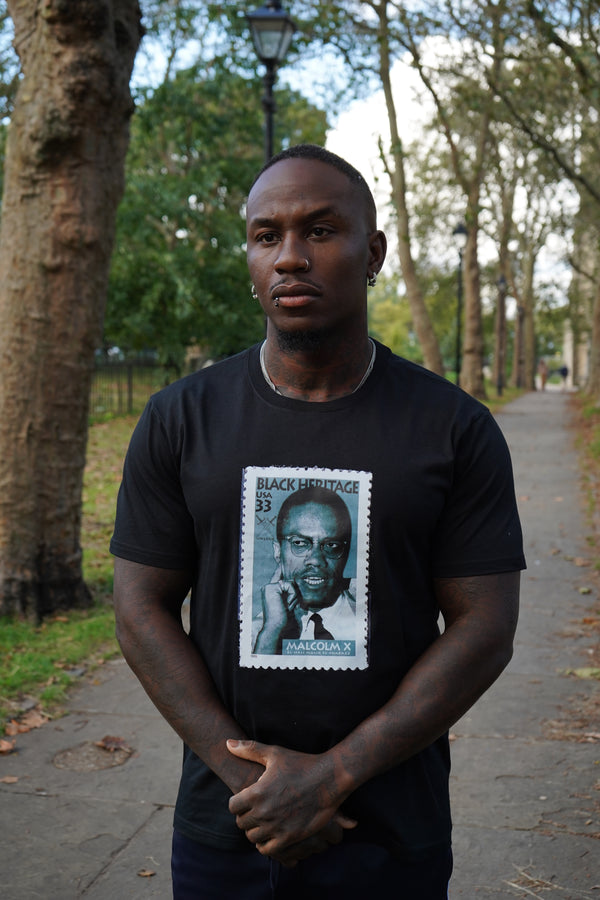 Malcolm X - Stamp T - shirt