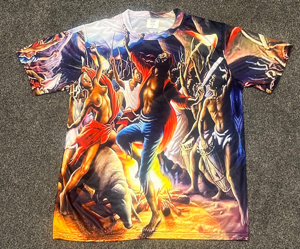Dutty Boukman @ Bois Caiman Ceremony - All over Print Tshirt -