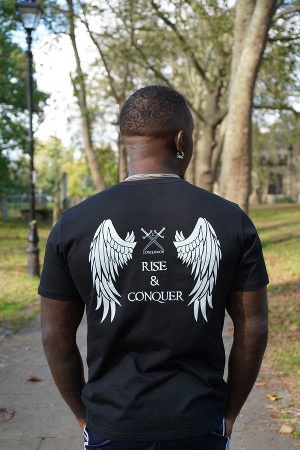 Rise & Conquer Angel wings - T- shirt