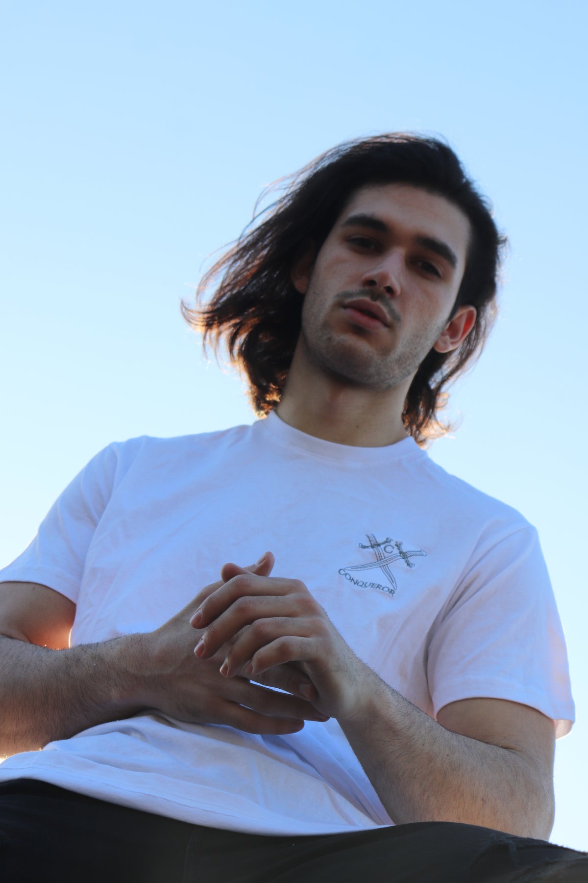 Conqueror Signature Logo T-Shirt – White