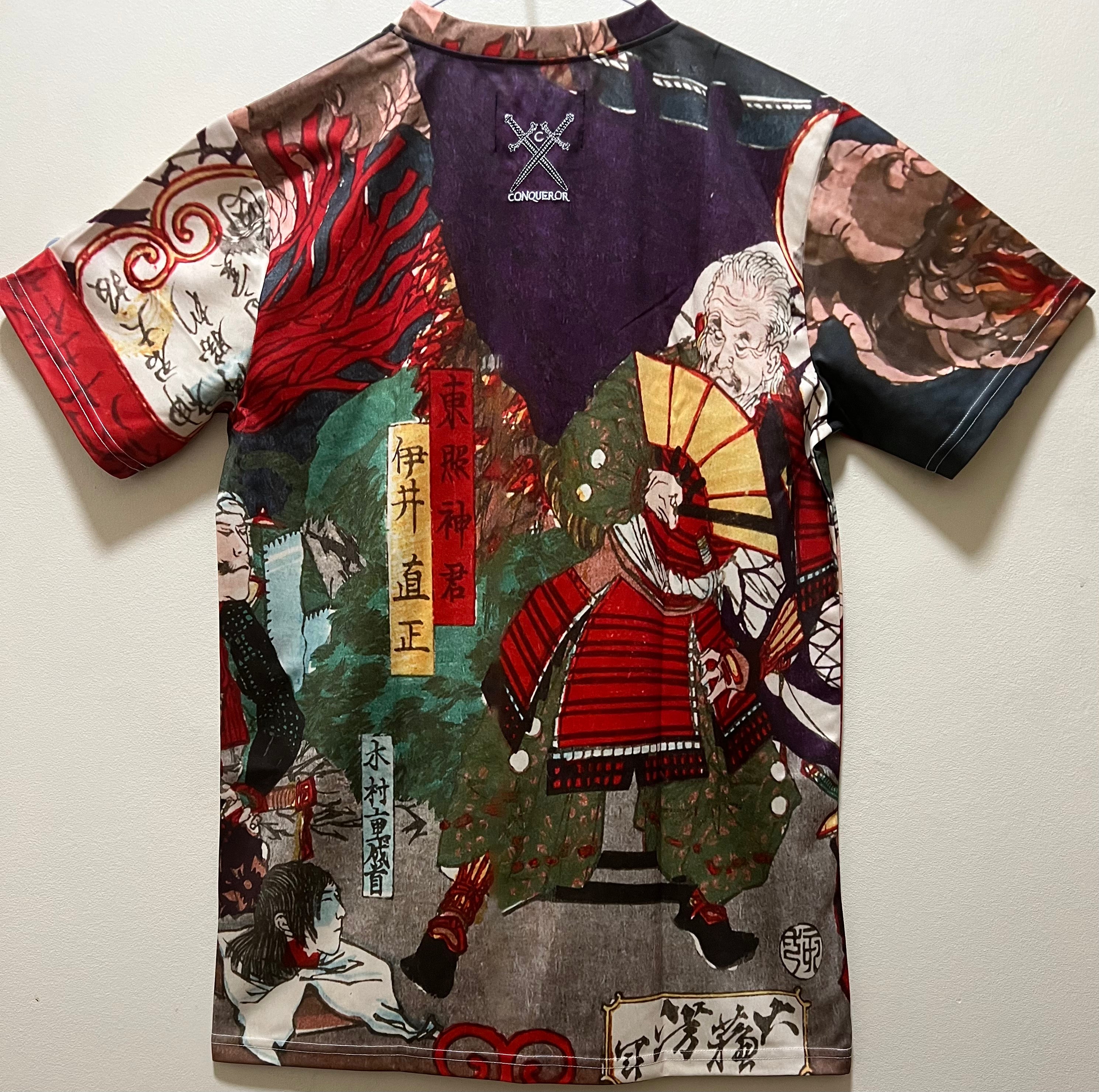 T-Shirt mit Allover-Print „Tokugawa“