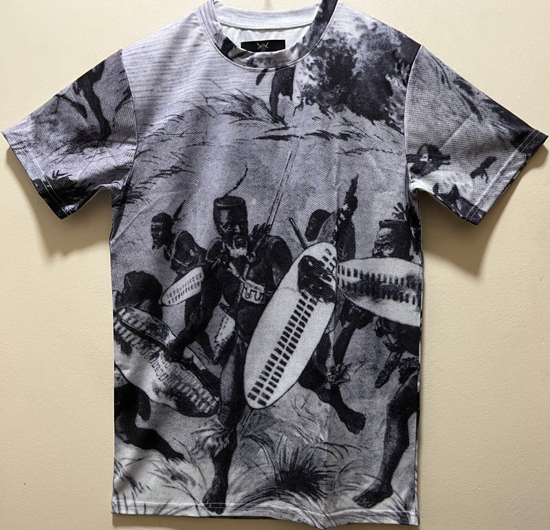 Shaka Zulu “all over print” T- shirt