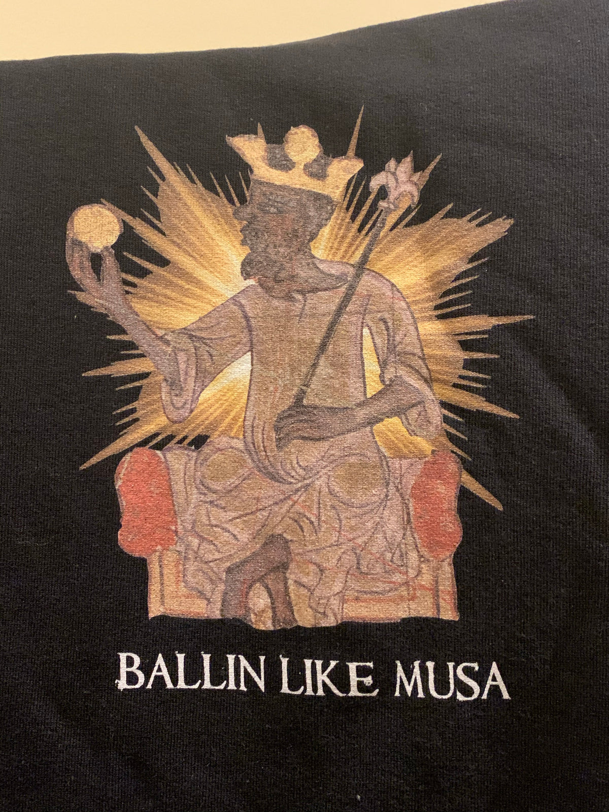 Golden flare 'Ballin Like Musa" hoody